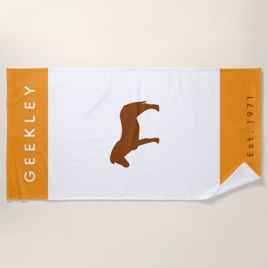 Strandhandtuch GEEKLEY (Vorderseite)
