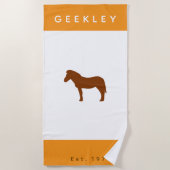 Strandhandtuch GEEKLEY (Vorderseite)
