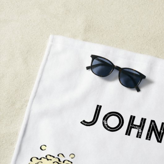 Strandhandtuch Go Team Beer (Beispiel)