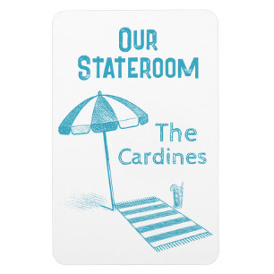 Strandhandtuch Kreuzfahrt Schiff Stateroom Türmark Magnet