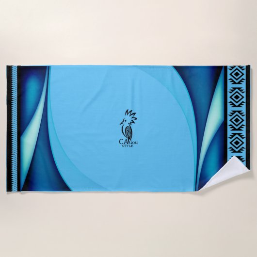Strandhandtuch Lagon (Vorderseite)