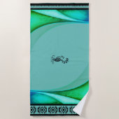 Strandhandtuch Lagon/Cagou Style (Vorderseite)