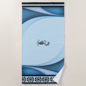 Strandhandtuch Lagon/Cagou Style (Vorderseite)