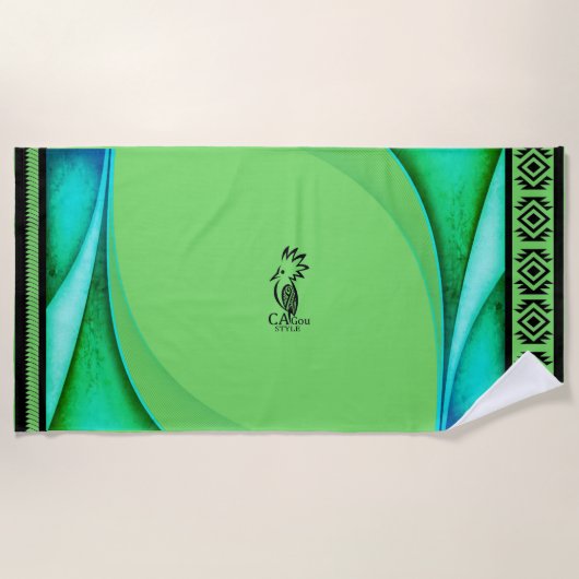 Strandhandtuch Lagon/Cagou Style (Vorderseite)