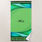 Strandhandtuch Lagon/Cagou Style (Vorderseite)