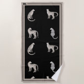 Strandhandtuch Monstera Leaf Pflanze und Individue (Vorderseite)