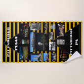 Strandhandtuch Pittsburgh Fotos PERSONALISIEREN (Vorderseite)