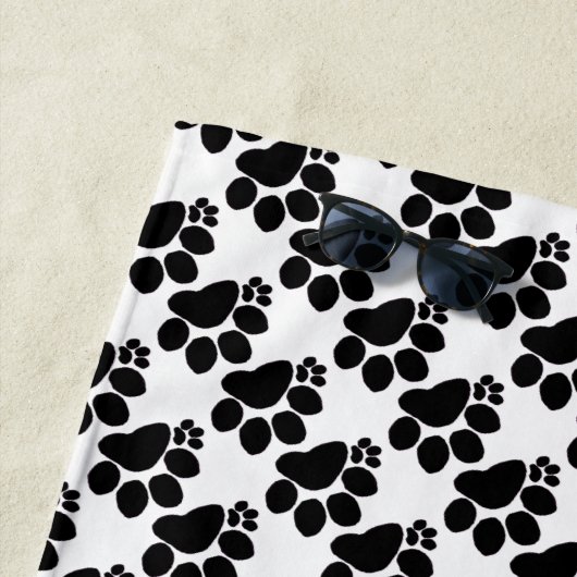 Strandhandtuch - Polydactylfarben (Beispiel)