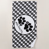 Strandhandtuch - Polydactylfarben (Vorderseite)