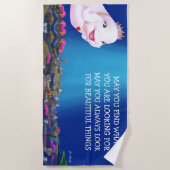 Strandhandtuch Prinzessin Eviana "Schöne Dinge.." (Vorderseite)