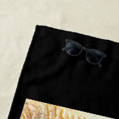 Strandhandtuch von 1937 Fiat Topolino (auf schwarz (Beispiel)