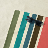 Strandhandtuchkoralle Stripe Miami Sherbet Collect Strandtuch (Beispiel)
