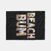 Strandhase Fleecedecke (Vorderseite (Horizontal))