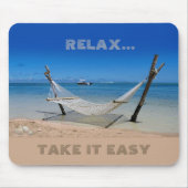 Strandhaube (anpassbar) mousepad (Vorne)