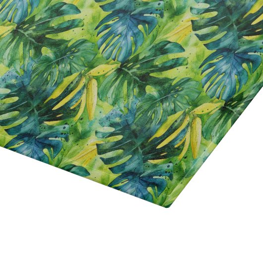 Strandhaus aus gepflegtem Tropenblätterdach Schneidebrett (Ecke)