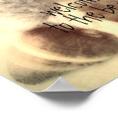 Strandhaus Begrüßungsmauerkunst Poster (Ecke)