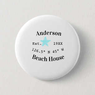 Strandhaus Datum Jahr benutzerdefinierte Koordinat Button