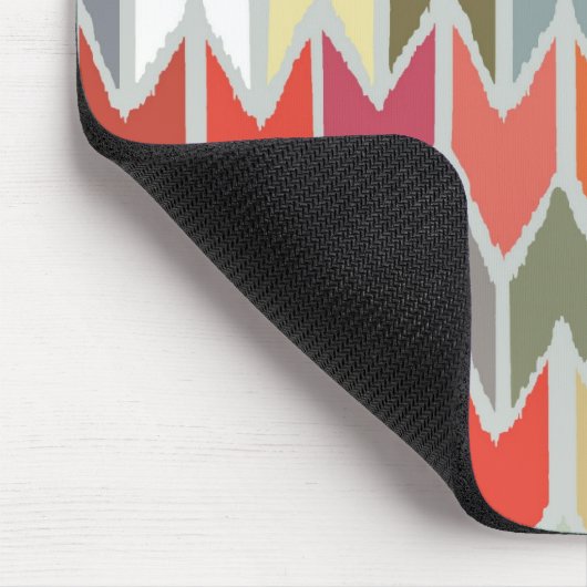 Strandhaus ikat Zickzack Mousepad (Ecke)