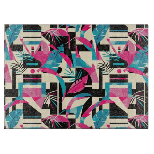 Strandhaus im Miami-Stil Schneidebrett (Vorderseite)