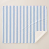 Strandhaus in Blau und Weiß Sherpadecke (Vorderseite (Horizontal))