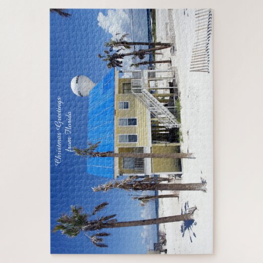 Strandhaus in Florida Jigsaw Puzzle (Vertikal)