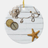 Strandhaus Keramik-Verzierung Keramik Ornament (Hinten)