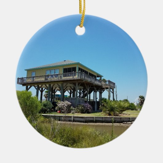 Strandhaus Keramikornament (Vorne)