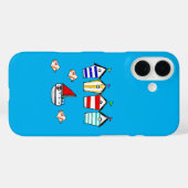 Strandhaus mit Meerwasser Case-Mate iPhone Hülle (Rückseite (Horizontal))