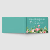 Strandhaus mit tropischen Flora Gästebuch (Voll)