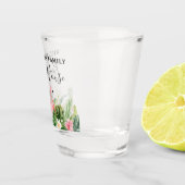 Strandhaus mit tropischen Flora Schnapsglas (Rechts)