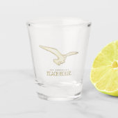 Strandhaus Möwe Gold ID623 Schnapsglas (Vorderseite)