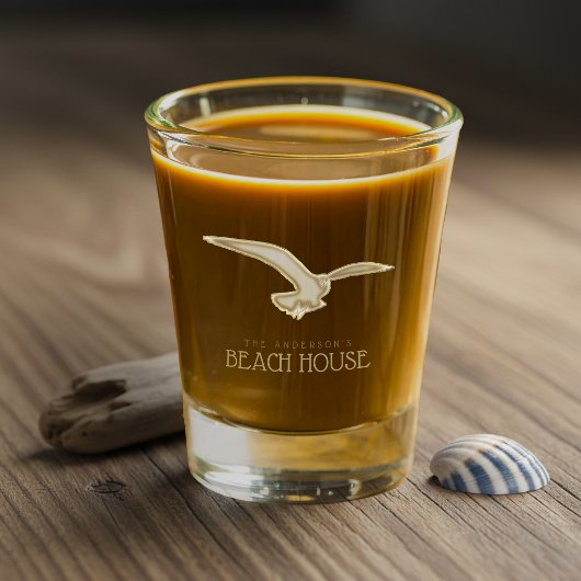 Strandhaus Möwe Gold ID623 Schnapsglas