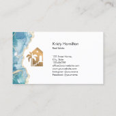 Strandhaus Sommervermietung Bed and Breakfast Visitenkarte (Rückseite)