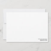 Strandhaus Sonnenaufgang Einladung (Rückseite)