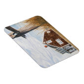 Strandhaus Sonnenaufgang Flexibles Magnet (Rechte Seite)