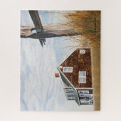 Strandhaus Sonnenaufgang Puzzle (Vertikal)