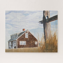 Strandhaus Sonnenaufgang Puzzle