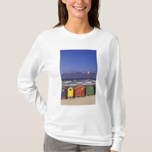 Strandhäuschen in der St. James Bay bei Kapstadt, T-Shirt