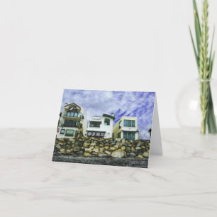 Strandhäuser am Ozean Karte