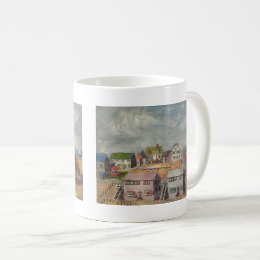 Strandhäuser Kaffeetasse (VorderseiteRechts)