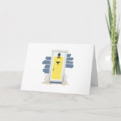 Strandhaustür Karte (Vorderseite)