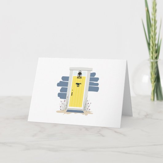 Strandhaustür Karte (Vorderseite)