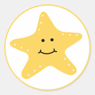 Strandhecht Runder Aufkleber