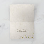 Strandherzen mit Sand und Surfen Karte (Innenseite)