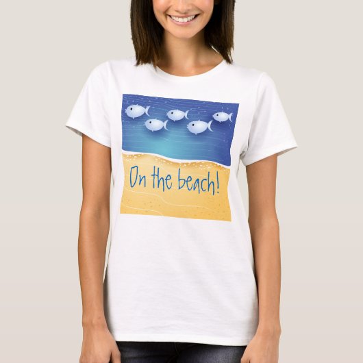 Strandhintergrund, Shirt (Vorderseite)