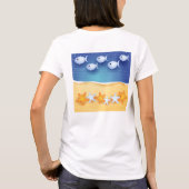 Strandhintergrund, Shirt (Rückseite)