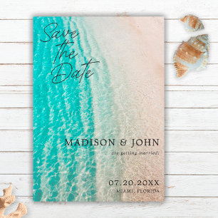 Strandhochzeit am Meer im Sommer Save The Date