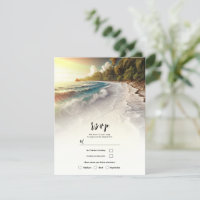 Strandhochzeit am Sonnenuntergang Paradise Beach R