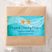 Strandhochzeit am türkisfarbenen Starfish Paar (Insitu)