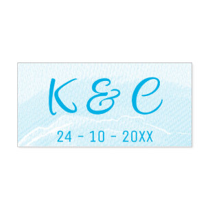 Strandhochzeit Aquarell  Permastempel